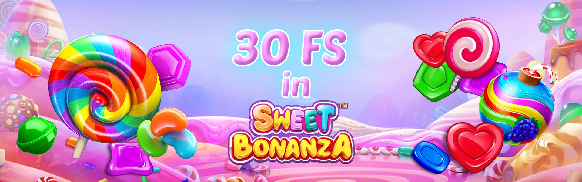 30 darmowych spinów na automat Sweet Bonanza